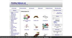 Desktop Screenshot of hobby-bijoux.cz
